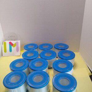 12 Pack Type S1 Spa Filters for All Intex PureSpa 28429E, 28403E, 28407E, 28443E